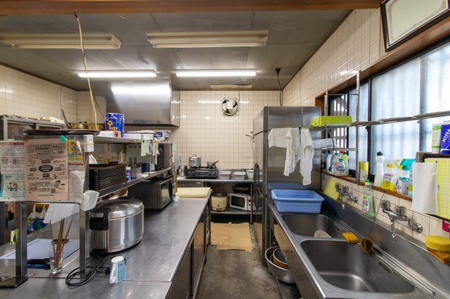 足利市下渋垂町の店舗のキッチン
