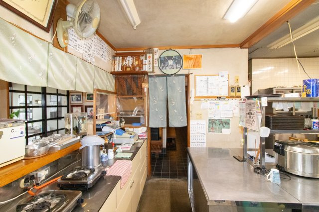 足利市下渋垂町の店舗のキッチン