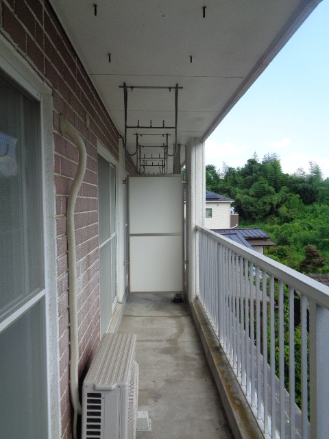 六幸館のバルコニー