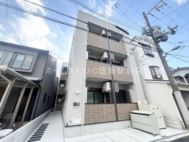 大阪市城東区諏訪４丁目のアパートの外観