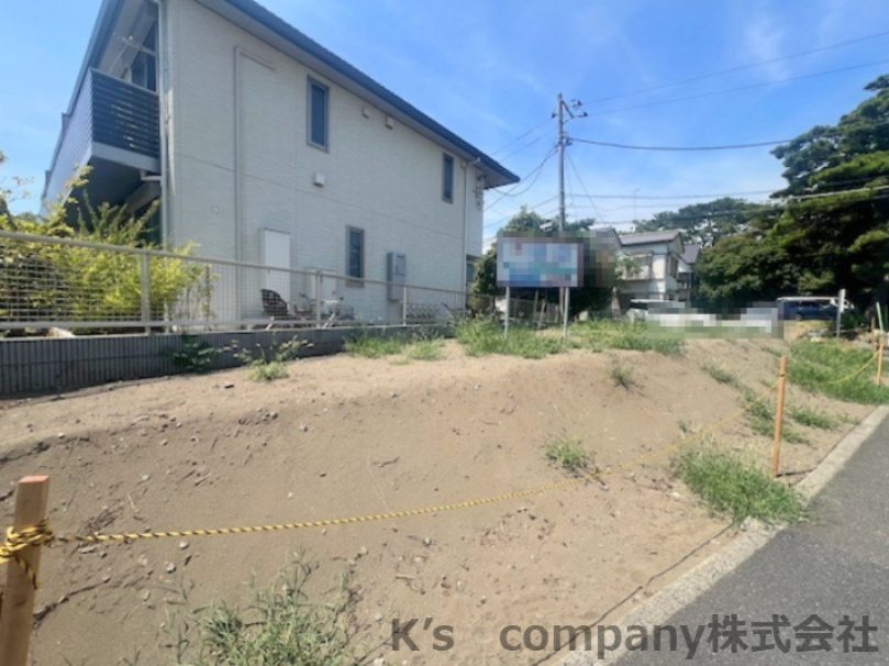 茅ヶ崎市松が丘１丁目　建築条件なし　売地