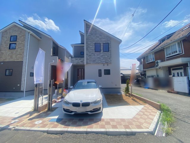 祝　成約済み　八王子市　中野上町　新築戸建ての外観|～仲介手数料無料☆八王子ひなた不動産～　八王子市中野上町　新築戸建て