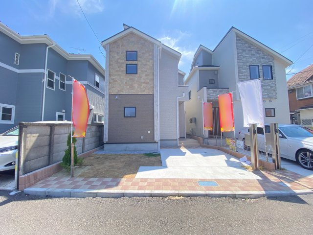 祝　成約済み　八王子市　中野上町　新築戸建ての外観|～仲介手数料無料☆八王子ひなた不動産～　八王子市中野上町　新築戸建て