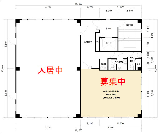 栗東市安養寺６丁目の事務所の間取り