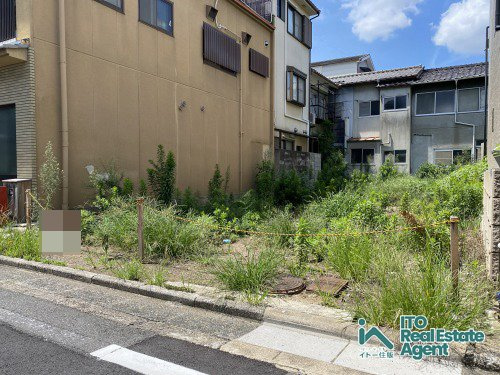 上京区中橋詰町 建築条件無 土地の外観