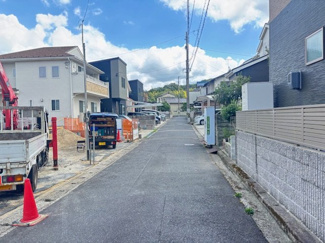 【前面道路含む現地写真】 | 安佐北区口田南4（安芸矢口駅） | 前面道路4.5ｍ