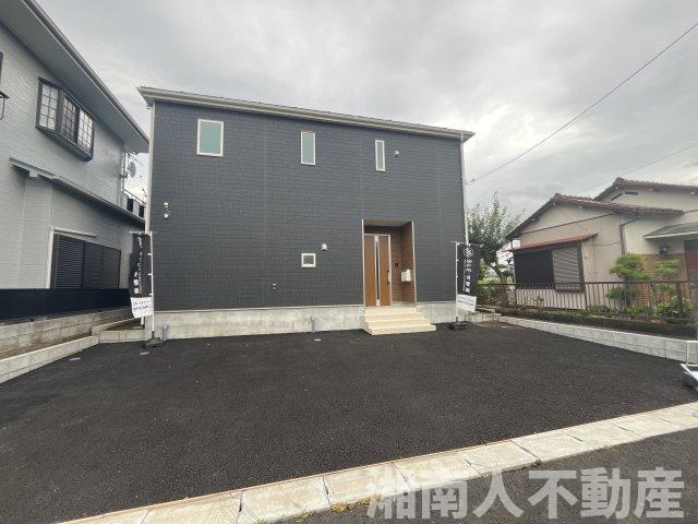 平塚市北豊田　新築戸建　の外観|おしゃれな外観です