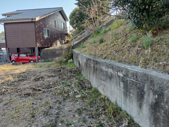 浜松市中央区中沢町の売地の外観