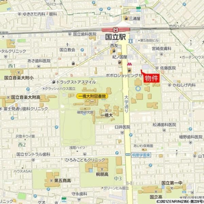 【地図】 | スカイフィールド国立(スカイフィールドクニタチ)