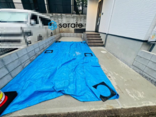 川越市むさし野１期　クラフトピット　新築戸建の駐車場|10/31　撮影