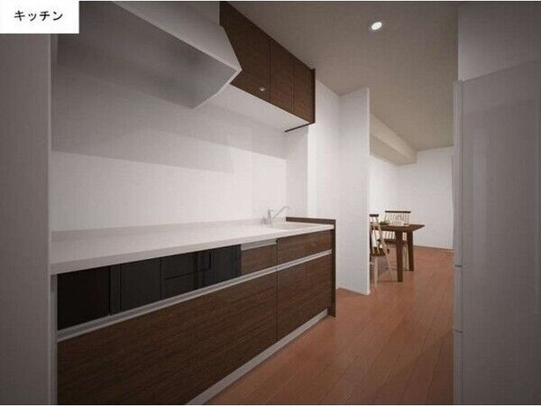 【キッチン】 | (仮称)フィカーサイシイB(K) | 建築中につき現況優先。