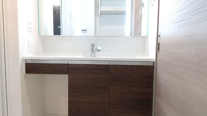 D-ROOM隈府　A棟の洗面所