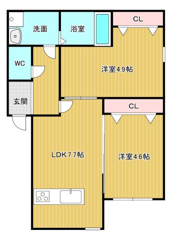 【間取り】 | ノヴァイフ高木