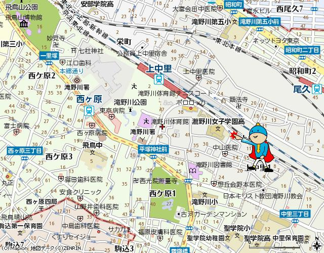 メゾンドールSの地図