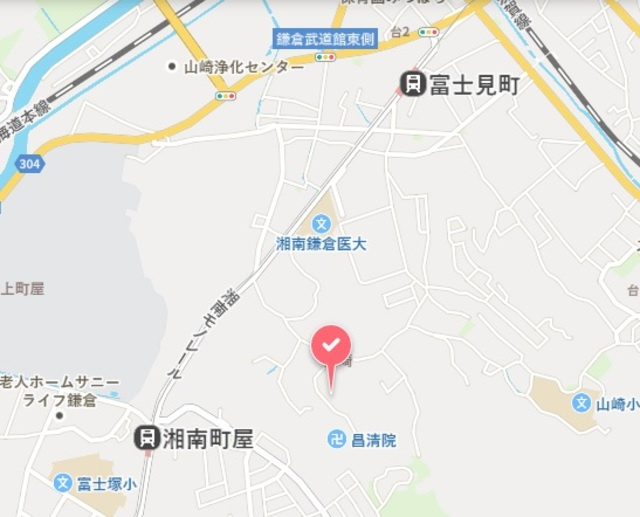 ヴェールマラン鎌倉の地図