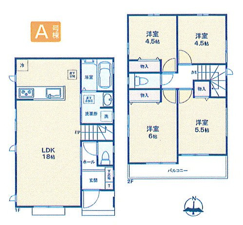 あきる野市下代継　新築戸建全2棟