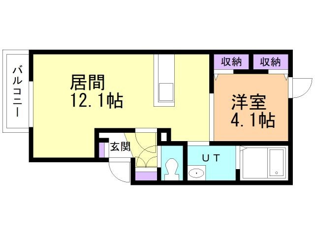 プチメゾンWANISHI2の間取り