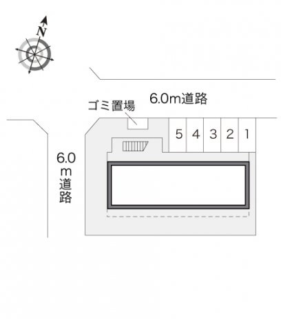 レオパレスドゥジエームの外観パース