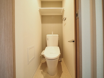 【トイレ】 | プレサンス天神橋ラ・デュアル | ゆったりとした空間のトイレです