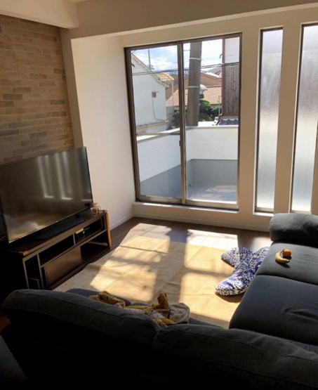 【居間・リビング】 | 平野区平野東1丁目 | 南面から採光が入る明るいリビングです☆