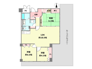 西住吉アーバンライフの間取り