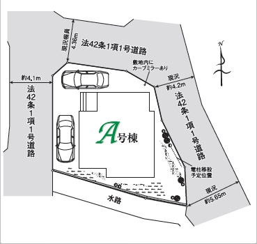 【区画図】 | 狭山市柏原3期 | 全1棟