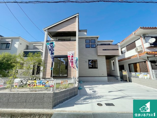 宝塚市中山五月台　第4期　新築一戸建ての外観|お客様に長く安心して住んでいだだける事にこだわった家づくり！住んでからのアフターサービスにもしっかりと取り組んでいます！