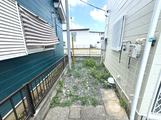 日当たりのよいお庭は家庭菜園などにも利用可♪