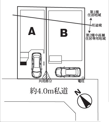 【区画図】 | ふじみ野市上福岡第1期　全2棟　A号棟 | A号棟