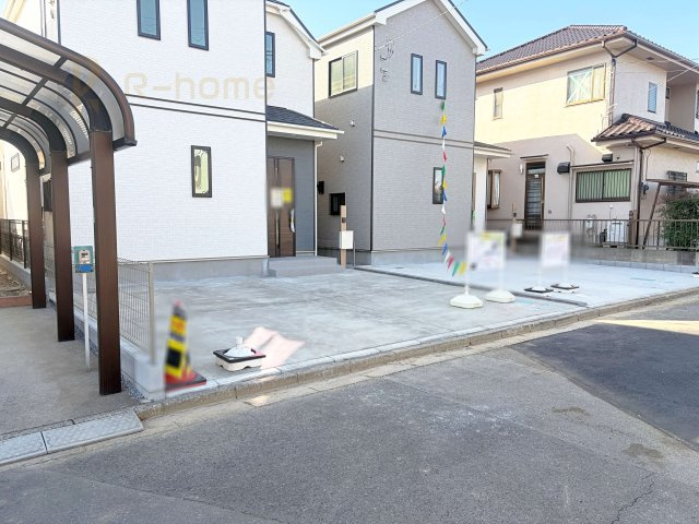 守谷市松前台6丁目　新築戸建て　B号棟の駐車場|カースペースは2台お停めいただけます♪