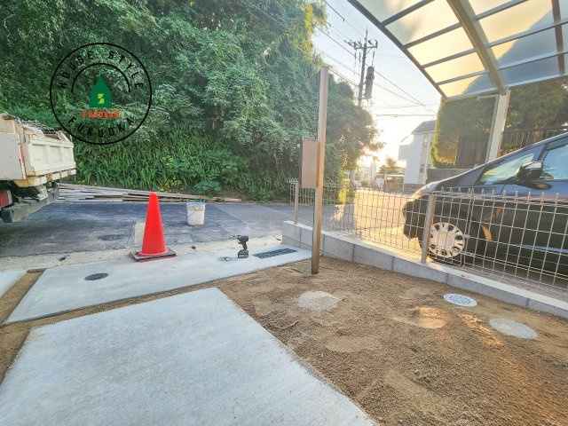 福岡市早良区飯倉6丁目第1-1棟（A号棟）の庭|お庭で自由な時間を過ごせます。