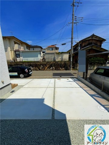 【アースデザイン】駐車場並列2台可能　明石市大久保町17期の駐車場