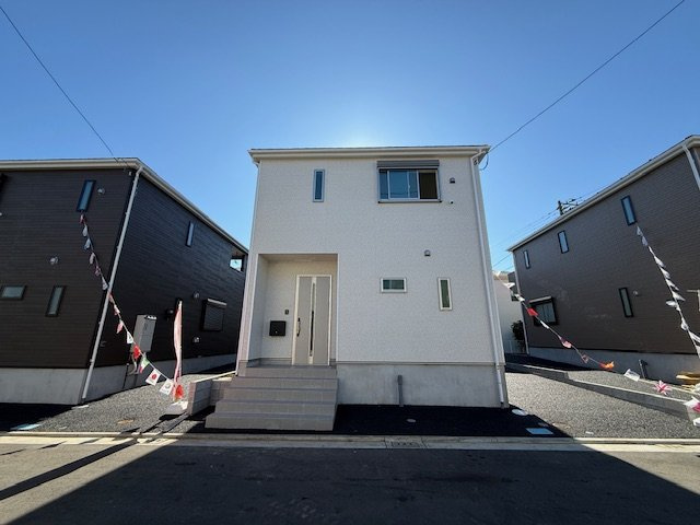 茅ヶ崎市柳島２丁目　新築戸建　全８棟の外観|現地外観