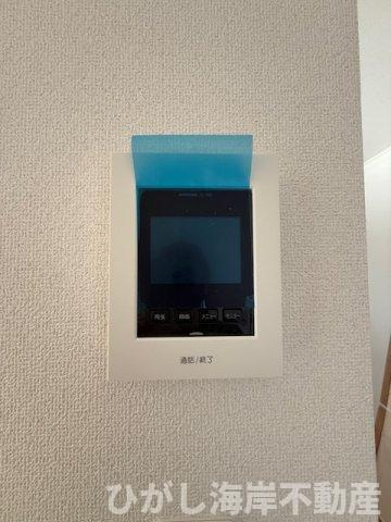 茅ヶ崎市柳島2丁目　新築戸建　全８棟のセキュリティ|TVモニター付きインターフォン