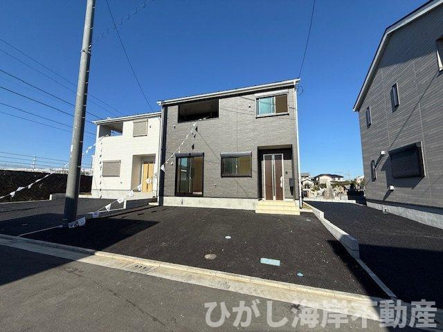 茅ヶ崎市柳島2丁目　新築戸建　全８棟の前面道路含む現地写真|現地外観