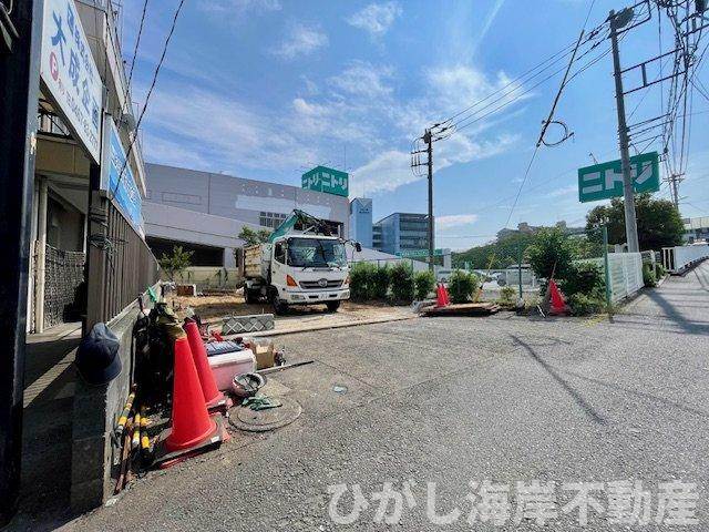 茅ヶ崎市下町屋1丁目　売地の前面道路含む現地写真|現地外観