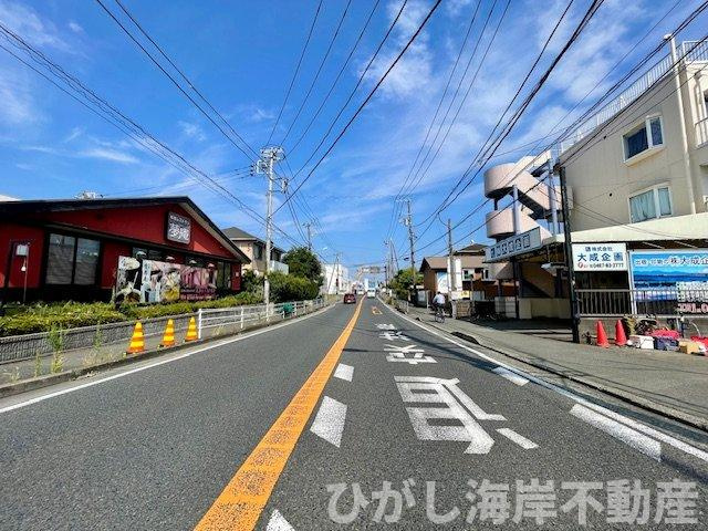 茅ヶ崎市下町屋1丁目　売地の前面道路含む現地写真|現地外観