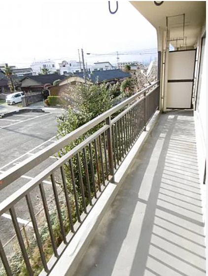 福寿コーポのバルコニー