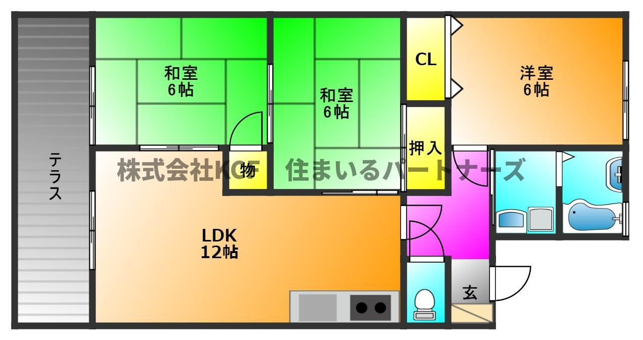 アーバンライフ津福の間取り