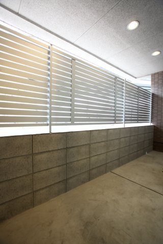 ラキャッスル小田井のバルコニー