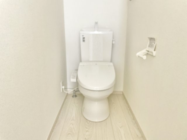 寝屋川市池田東町  新築一戸建てのトイレ|落ち着いた色調のトイレです