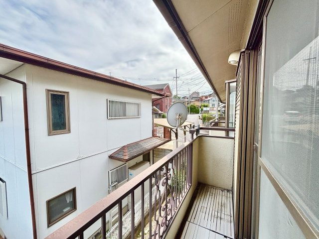 京田辺市薪畠のバルコニー