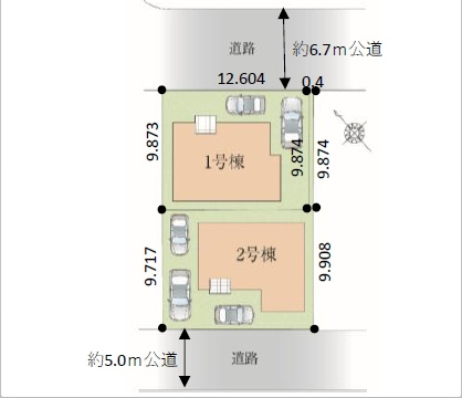 【区画図】 | ふじみ野市元福岡2期　全2棟　1号棟 | 1号棟