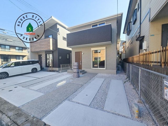 太宰府市五条6丁目第1-1棟（1号棟）の外観|デザイン性のある外観です。