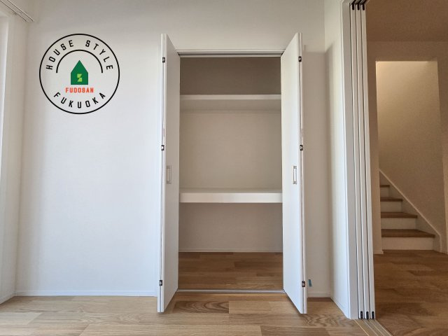 太宰府市五条6丁目第1-1棟（1号棟）の収納|収納には困りません。