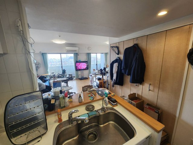 コスモシティ鳩ヶ谷駅前のキッチン|カウンターキッチン