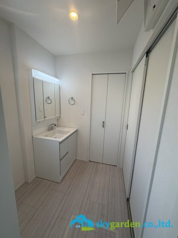 大磯町生沢3期　新築戸建　全1棟1号棟の脱衣所