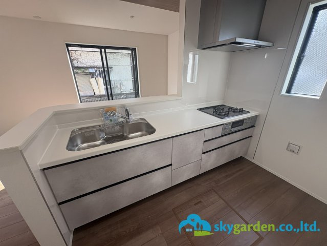 大磯町生沢3期　新築戸建　全1棟1号棟のキッチン