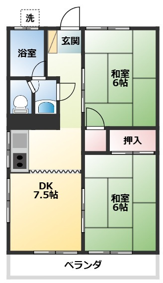 千葉市稲毛区小中台町のアパート