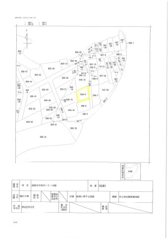 淡路市中持　売土地の地図